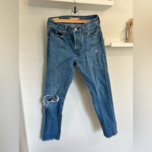 Levi’s Wedgie Button Down Denim Jeans